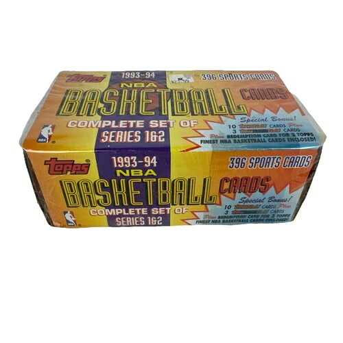 トップス 1993-94 NBA バスケットボール シリーズ 1 & 2 コンプリートセット 未開封 396枚｜トレーディングカード　ラフテル