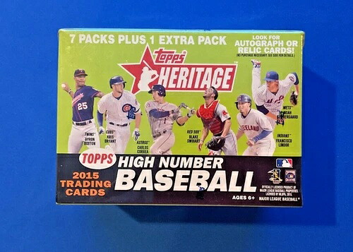 2015 Topps Heritage High Number Baseball Blaster Box 工場未開封｜トレーディングカード　ラフテル