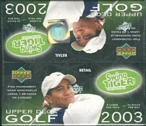 2003 Upper Deck Golf 工場未開封小売用ボックス - Possible Autos!｜トレーディングカード　ラフテル