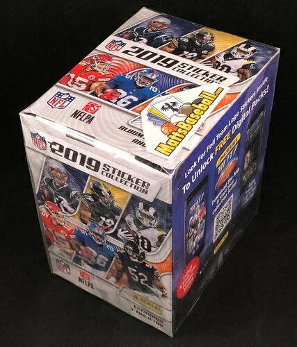 2019 Panini NFL フットボール ステッカーコレクションボックス 50パック ステッカー250枚 カード50枚｜トレーディングカード　ラフテル