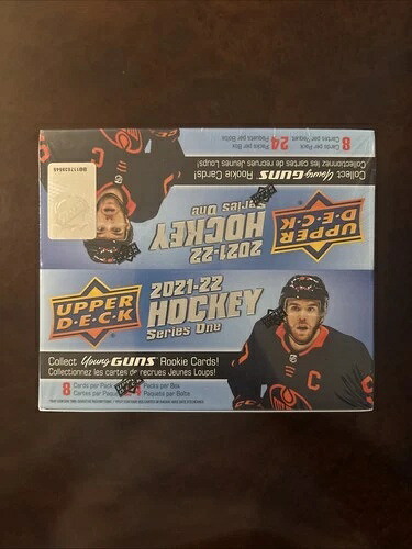 2021-22 NHL Upper Deck シリーズ1 ホッケー 工場未開封 リテールボックス 24パック｜トレーディングカード　ラフテル