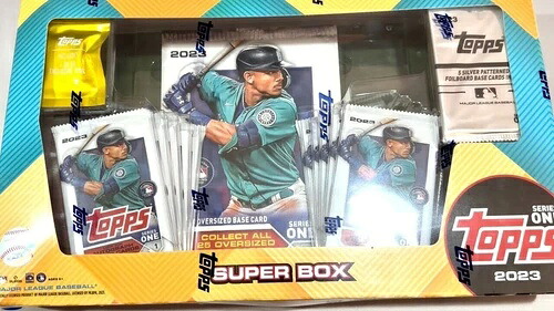 2023年Toppsシリーズ1 MLBコレクターズスーパーボックスには、5枚のホイルボードカードが含まれています｜トレーディングカード　ラフテル