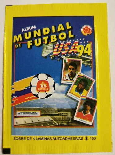 1994 FIFAワールドカップ（アメリカ）バイエルンサッカーカードパック、未開封 Mundial 1994｜トレーディングカード　ラフテル