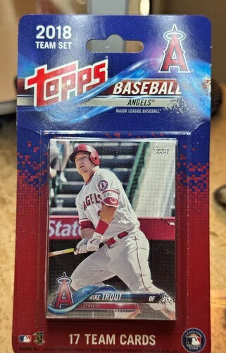2018 Topps ベースボール エンジェルス チームセット 大谷 RC シール付き｜トレーディングカード　ラフテル