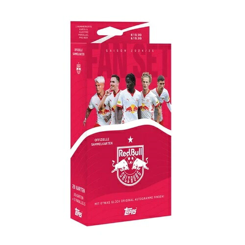 2024-25 Topps レッドブル・ザルツブルク サッカースターカード ブラインドボックス 工場未開封 新品｜トレーディングカード　ラフテル