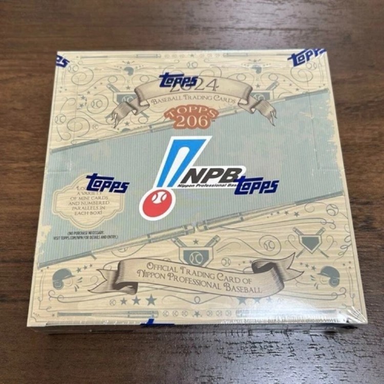 2024 TOPPS NPB 206 野球カードボックス 未開封 送料無料 JP 日本｜トレーディングカード　ラフテル