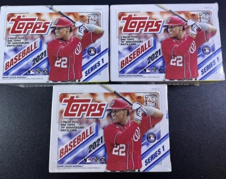 2021 Topps MLB シリーズ1 ベースボールトレーディングカード ブラスターボックス 工場未開封 新品｜トレーディングカード　ラフテル