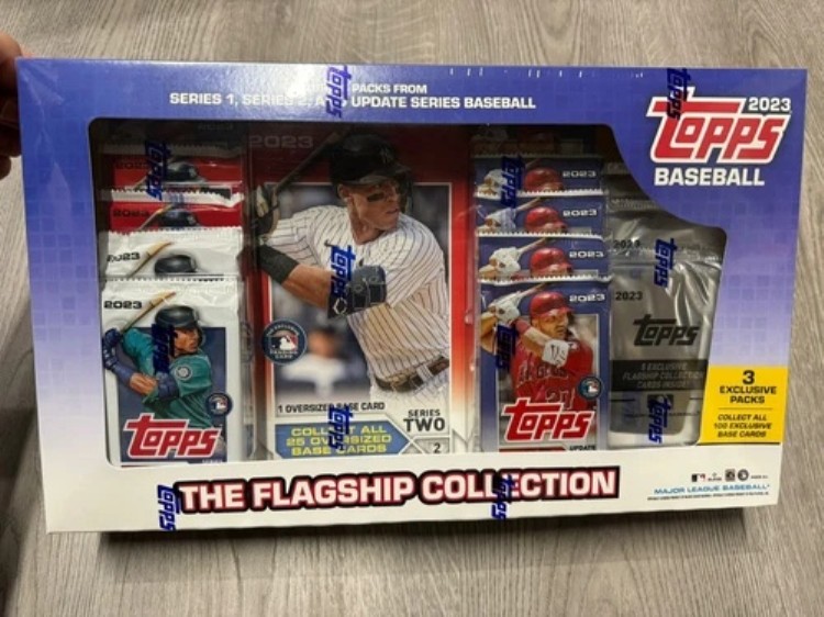 新品未開封ボックス 2023 TOPPS フラッグシップコレクション ベースボールボックス シリーズ 1 & 2｜トレーディングカード　ラフテル