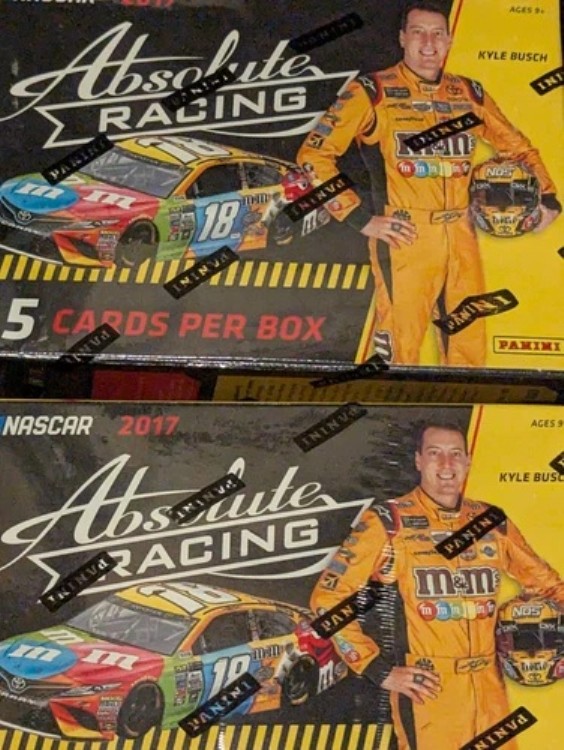 2017 Panini Absolute Racing Blaster Box 未開封。1箱につき1ヒット。｜トレーディングカード　ラフテル
