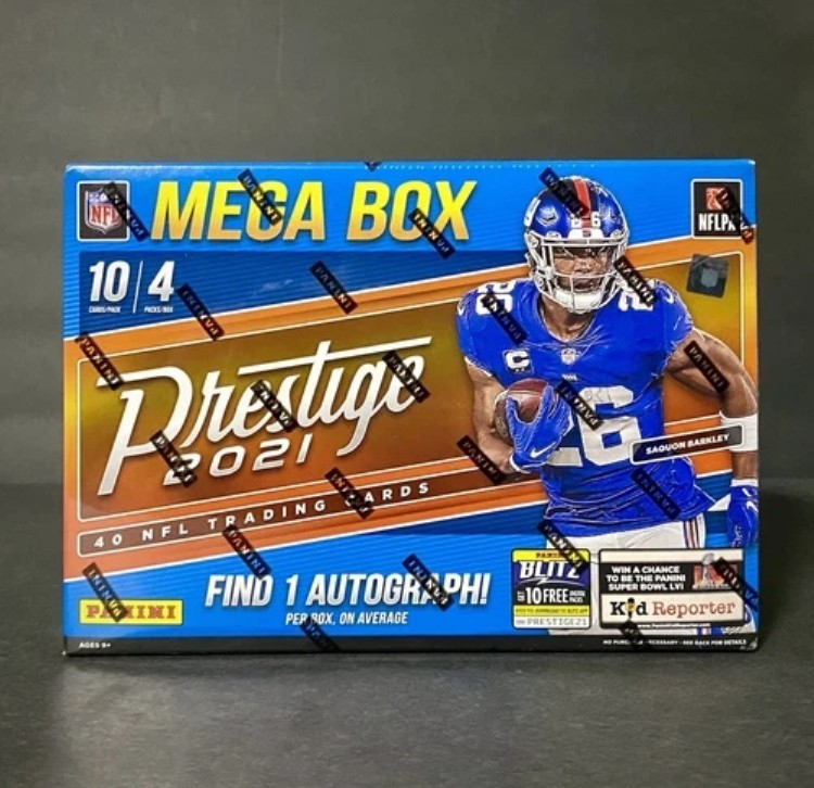 2021年 パニーニ プレステージ NFL フットボール メガボックス 工場未開封 新品 ハイパーパラレル｜トレーディングカード　ラフテル