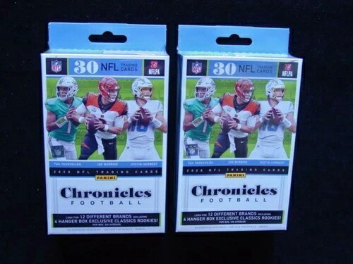 2020 Panini Chronicles NFL フットボールハンガーボックス (未開封) INVEST RC 2個セット +｜トレーディングカード　ラフテル