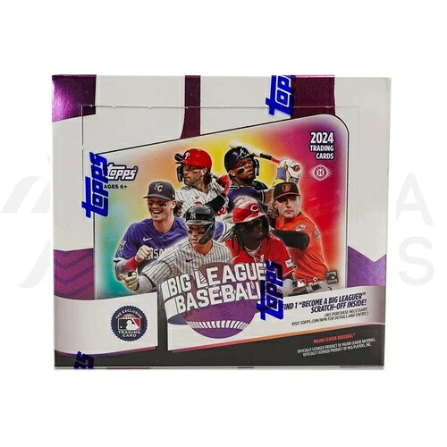 2024 Topps MLB ビッグリーグ ベースボール ホビーボックス 工場未開封｜トレーディングカード　ラフテル