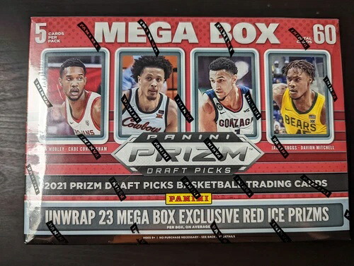 2021年 Panini Prizm ドラフトピック バスケットボール メガボックス 工場封印 Red Ice NBA｜トレーディングカード　ラフテル