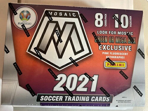2020-21 パニーニ モザイク UEFA ユーロ メガボックス 工場未開封 新品 80枚入りボックス｜トレーディングカード　ラフテル