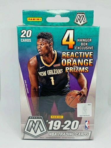 2019-20 パニーニ モザイク NBA バスケットボール トレーディングカード ハンガーボックス - 20枚入り 未開封｜トレーディングカード　ラフテル