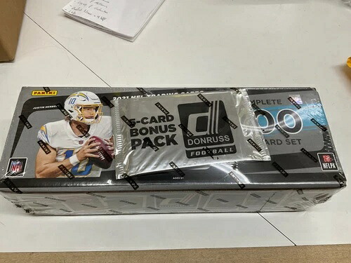 2021 Donruss フットボール コンプリートセット 400枚カード 工場未開封 ボーナスパック付き｜トレーディングカード　ラフテル