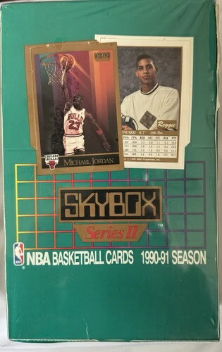 1990-91 NBA スカイボックス シリーズ 2 バスケットボール 工場未開封 36パック 1パックあたり15枚のカード｜トレーディングカード　ラフテル