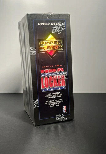 工場未開封 1993 1994 アッパーデッキ ロッカーボックス シリーズ 2 バスケットボールカード｜トレーディングカード　ラフテル