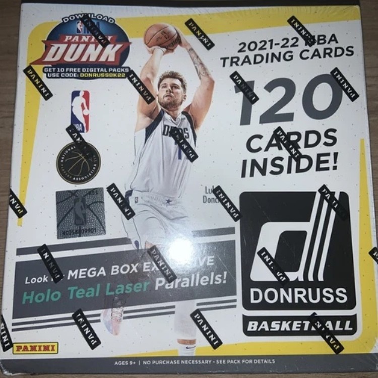 パニーニ 2021-22 NBA ドンラス メガボックス - 工場未開封カード120枚。オートを探せ。｜トレーディングカード　ラフテル