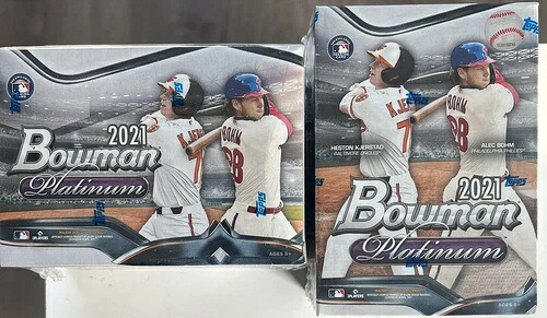 2021 ボウマン プラチナ MLB ベースボール (2) ブラスター ボックス 新品、工場未開封。｜トレーディングカード　ラフテル