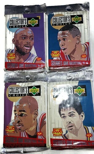1994-95 Upper Deck バスケットボール コレクターズ チョイス シリーズ 1、3 パックと 1 フリーパック｜トレーディングカード　ラフテル