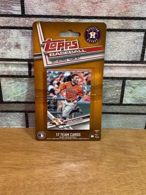 2017 Topps ベースボール ヒューストン・アストロズ ファクトリーシール チームセット アレックス・ブレグマン ユリ RC｜トレーディングカード　ラフテル