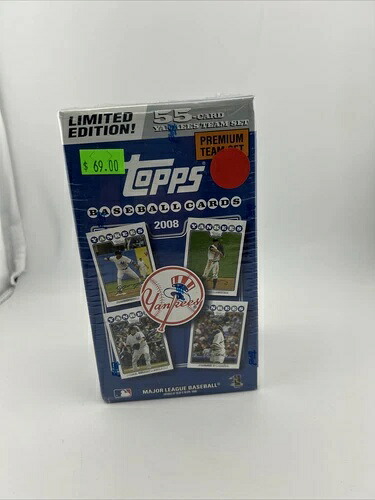 2008 Topps ニューヨークヤンキース コンプリートプレミアムチームセット 55枚入り 未開封ボックス｜トレーディングカード　ラフテル