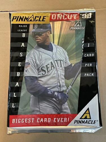グリフィージュニア 1998 ピナクル 未カット ジャンボ 約16インチ&times;20インチ 工場未開封！新品！｜トレーディングカード　ラフテル