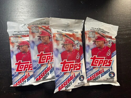 2021 Topps MLB ベースボール シリーズ1 未開封ジャンボパック (4) - 合計160枚｜トレーディングカード　ラフテル