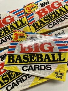 1988 TOPPS BIG BASEBALL 第 3 シリーズ - 未開封パック 31 個!｜トレーディングカード　ラフテル