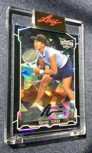 2022 NAOMI OSAKA LEAF VIBRANCE 直筆サイン入り オートファクトリーシール！｜トレーディングカード　ラフテル