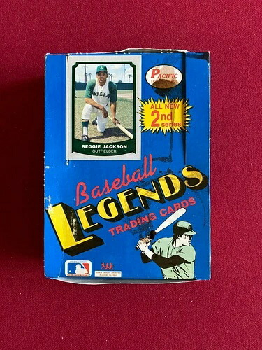 1989年、BASEBALL LEGENDS、「未開封」、ワックスボックス（36パック）（希少/ヴィンテージ）｜トレーディングカード　ラフテル