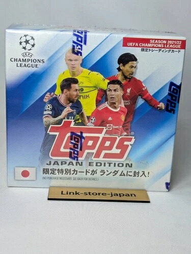 サッカーカード 2022 TOPPS UEFAチャンピオンズリーグ ジャパンエディション ボックス 工場未開封｜トレーディングカード　ラフテル