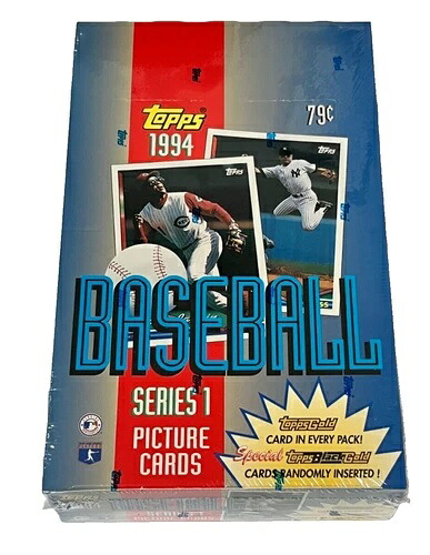 1994 Topps ベースボール シリーズ 1 ワックス ボックス 未開封 工場密封 36 パック Jeter｜トレーディングカード　ラフテル