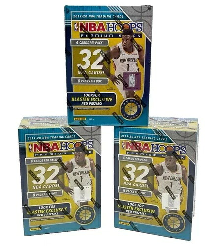 2019-20 パニーニ NBA フープス プレミアムストック ブラスターボックス 工場未開封 3箱セット｜トレーディングカード　ラフテル