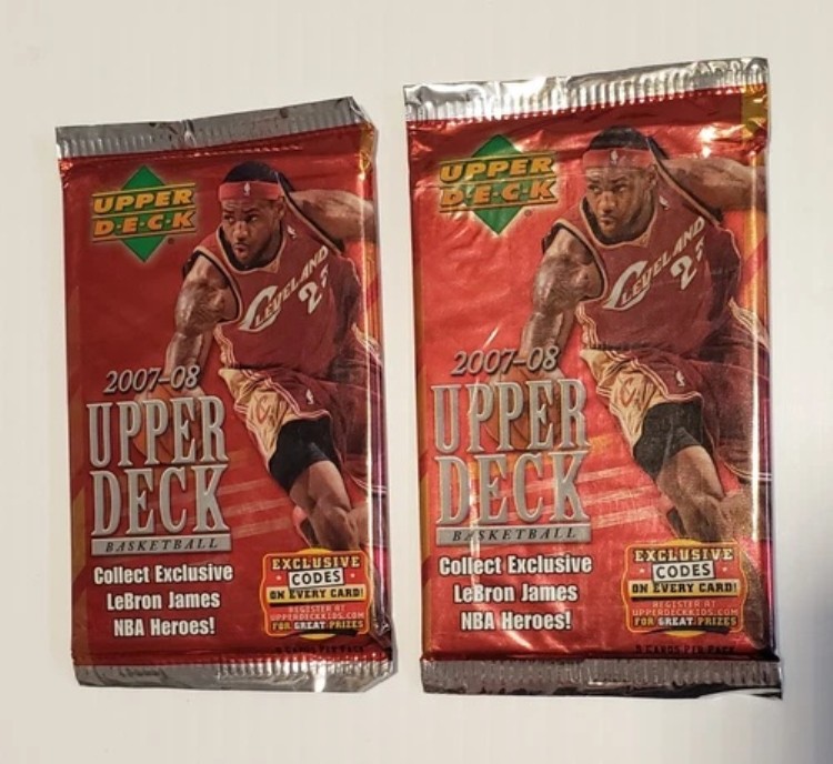 2007-08 Upper Deck 小売用バスケットボール パック 工場密封 DURANT RC YR 2 個セット!｜トレーディングカード　ラフテル