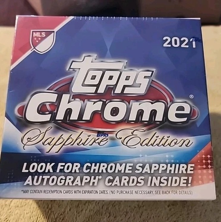 2021 Topps Chrome Sapphire Edition ホビーボックス MLS メジャーリーグサッカー - 未開封｜トレーディングカード　ラフテル