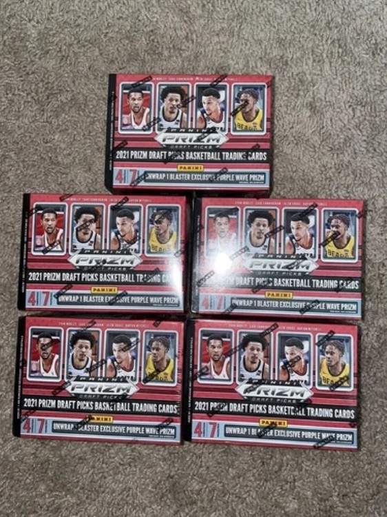 2021年 Panini Prizm バスケットボール ドラフトピック ブラスターボックス - 5枚セット｜トレーディングカード　ラフテル
