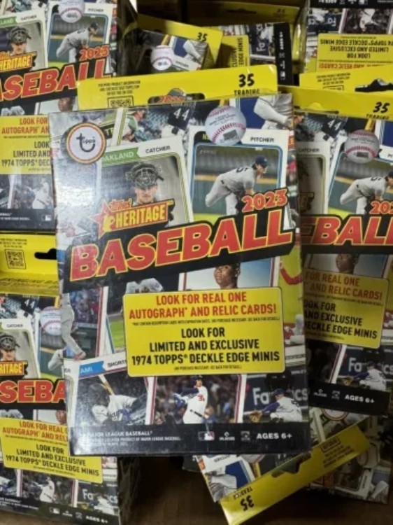 2023 Topps Heritage Baseball ファクトリーシール ハンガーボックス (6 ボックス ロット) 新品!|トレーディングカード ラフテル