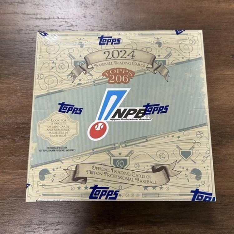 Topps 2024 NPB 206 ベースボールカードボックス 工場未開封 プロ野球 TCG｜トレーディングカード　ラフテル
