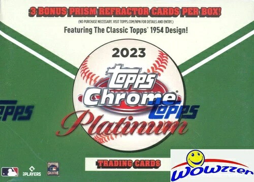 2023 Topps Chrome Platinum Baseball 限定 密封ブラスターボックス - プリズムリフラクター｜トレーディングカード　ラフテル