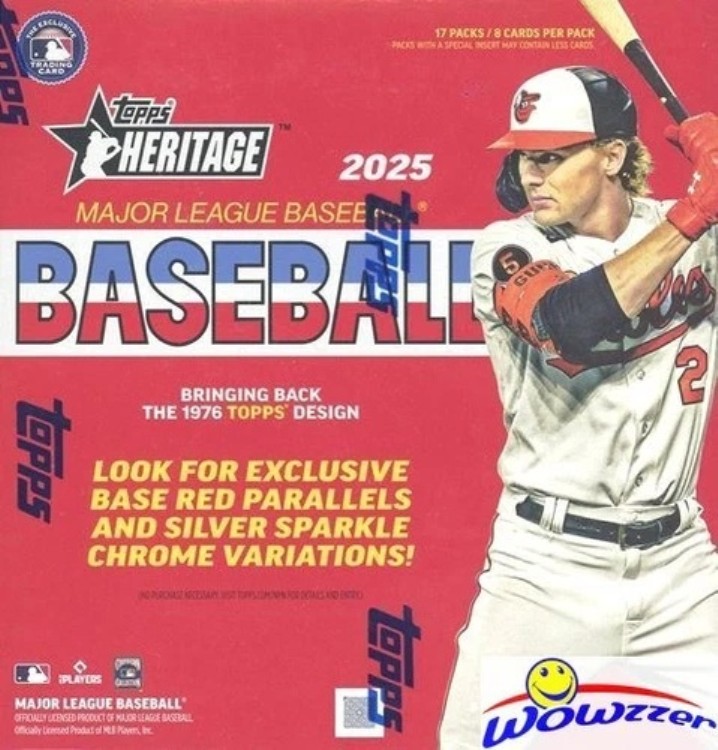 2025 Topps Heritage Baseball 限定、工場未開封の巨大メガボックス!|トレーディングカード ラフテル