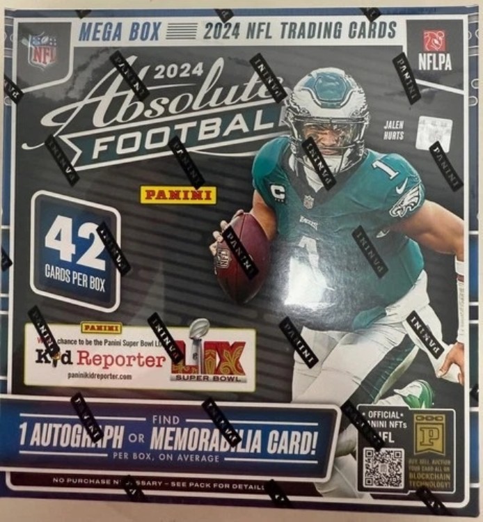 2024年 パニーニ アブソリュート フットボール メガボックス 工場未開封｜トレーディングカード　ラフテル