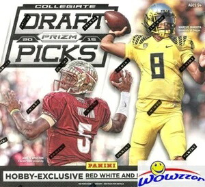 2015 Panini Prizm ドラフトピック フットボール 巨大工場未開封 ホビーボックス 2 直筆サイン|トレーディングカード ラフテル