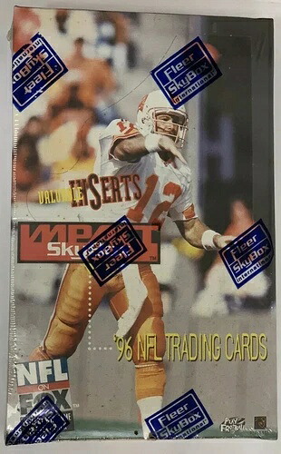 1996年 スカイボックス インパクト ジャンボ フットボールボックス 工場未開封 巨大 48個パック｜トレーディングカード　ラフテル