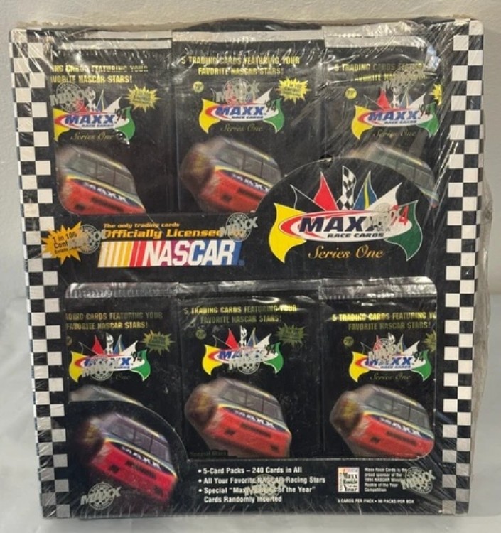 1994年 Maxx NASCAR シリーズ1 ファクトリー ジャンボ 未開封 ホビーボックス レーシングカード｜トレーディングカード　ラフテル