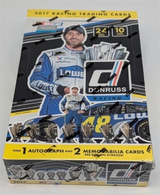 工場未開封 ホビーボックス 2017 Donruss NASCAR レーシング トレーディングカード｜トレーディングカード　ラフテル