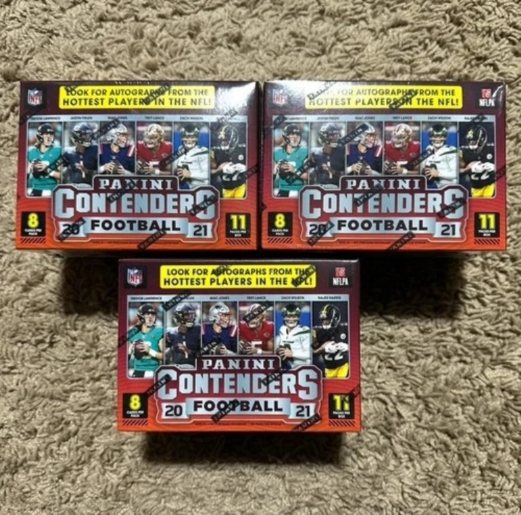 （3個セット）2021 NFL パニーニ コンテンダーズ フットボール FANATICS ブラスターズ 未開封 新品｜トレーディングカード　ラフテル