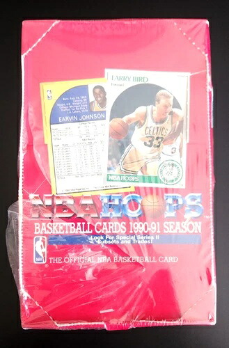 1990-91 NBAフープス シリーズII 未開封ワックスボックス 36個入りパック｜トレーディングカード　ラフテル