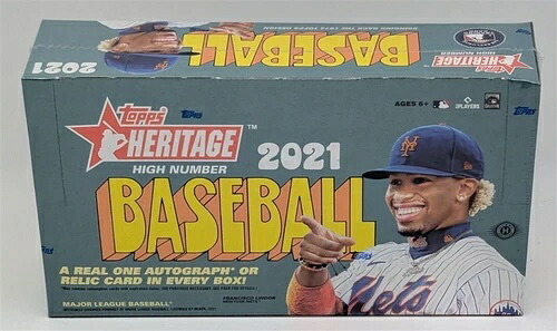 工場未開封 ホビーボックス 2021 Topps Heritage ハイナンバー MLB ベースボールカード｜トレーディングカード　ラフテル